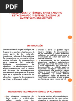 Procesamiento Térmico en Estado No Estacionario y Esterilización