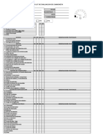 Check Lit de Evaluacion de Camioneta