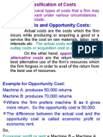 Classification of Costs