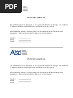 Formato Entrega Carne Arl PDF