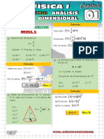 Analisis Dimensional - Ejercicios Resueltos PDF