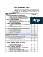 Self Assessment Check