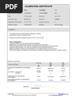 Calibration Certificate