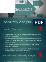 Sensitivity Analysis