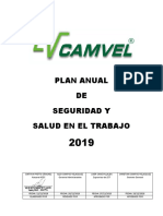 Plan Anual Seguridad CV Camvel S.A.C. 2019 PDF