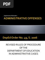 Administrative Offenses PPT