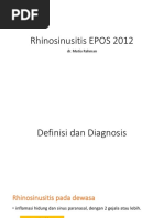 Rhinosinusitis EPOS 2012