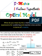 Lecture9 SMatrixCompoundNucleusHypothesisOpticalModel2019