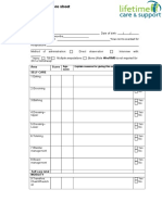 WeeFIM Score Sheet (MS Word)