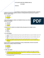 Preguntas Examen Primer Parcial de Traumato