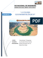 Informe 2 de Geomorfologia Final