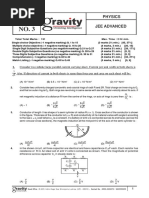 Revision DPP - JEE Advance - DPP-3 - P - DPP-3 - DPP - 03 PDF