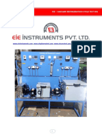 Cascade Refrigeration Cycle Test Rig