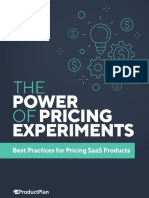 The Power of Experimental Pricing by ProductPlan PDF