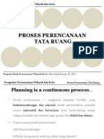 Proses Perencanaan Tata Ruang