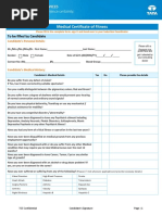 Medical Certificate