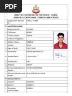 BSF Form