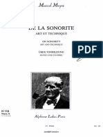 Moyse Flute de La Sonorite