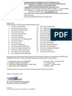 Surat Pemberitahuan Jadwal UKMP2DG Periode I Tahun 2020