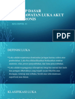 Konsep Dasar Keperawatan Luka Akut Dan Kronis