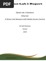 Opnet Lab 1 Solutions