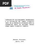 Contribucion Nacionalmente Determinada Nicaragua PDF