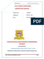 DSP LAB Manual