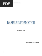 Suport Curs Bazele Informaticii PDF