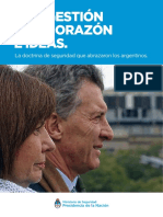 "Corazón e Ideas": El Libro Que Armó Bullrich para Defender La Mano Dura, La Dictadura y Atacar El Caso Maldonado