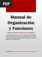 Manual de Organización y Funciones 2019