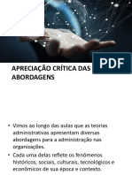 Apreciação Crítica Das Novas Abordagens