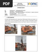 GMM-RG-16 Informe Tecnico Perforadora Ubicada en La Ciudad de Buin-1 PDF