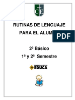 Rutina Lenguaje 2º Alumno Iº y IIº Semes2011 PDF