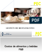 Costos de Alimentos y Bebidas