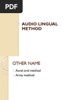 Audio Lingual Method