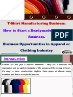 T-Shirt Manufacturing Business-394665 PDF