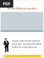 11.work Ethics & Loyalty - PPSX PDF