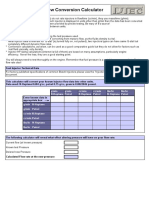 Injector Data & Flow Converter