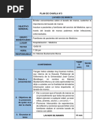 Plan de Charla Medicina Lavado de Manos