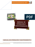 03.01. - Manual de Operacion y Manteniemiento