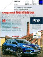 RENAULT KADJAR TCe 140 FRENTE AO CITROËN C5 AIRCROSS PURETECH 130 CV NA "CARROS & MOTORES"