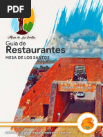 Guia Restaurantes Mesa de Los Santos Gastronomia