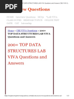 200+ TOP DATA STRUCTURES LAB VIVA Questions and Answers CSE VIVA Questions