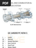 GT Gas Fuel and Air Flow