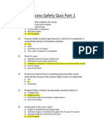 Process Safety Quiz