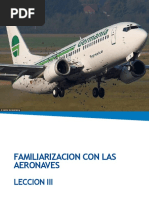 Lección II Familiarizacion Con Las Aeronaves