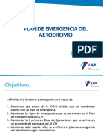 Lección X Plan de Emergencia