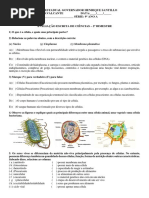 Prova Ciencias