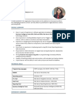 Monica Sharma - MSBI - Resume