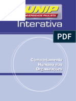 Comportamento - Humano - Nas - Organizacoes Unip PDF